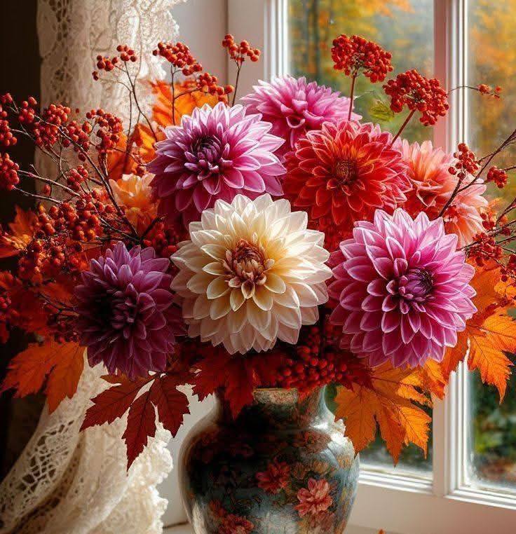 Herbstlicher Blumenstrauß